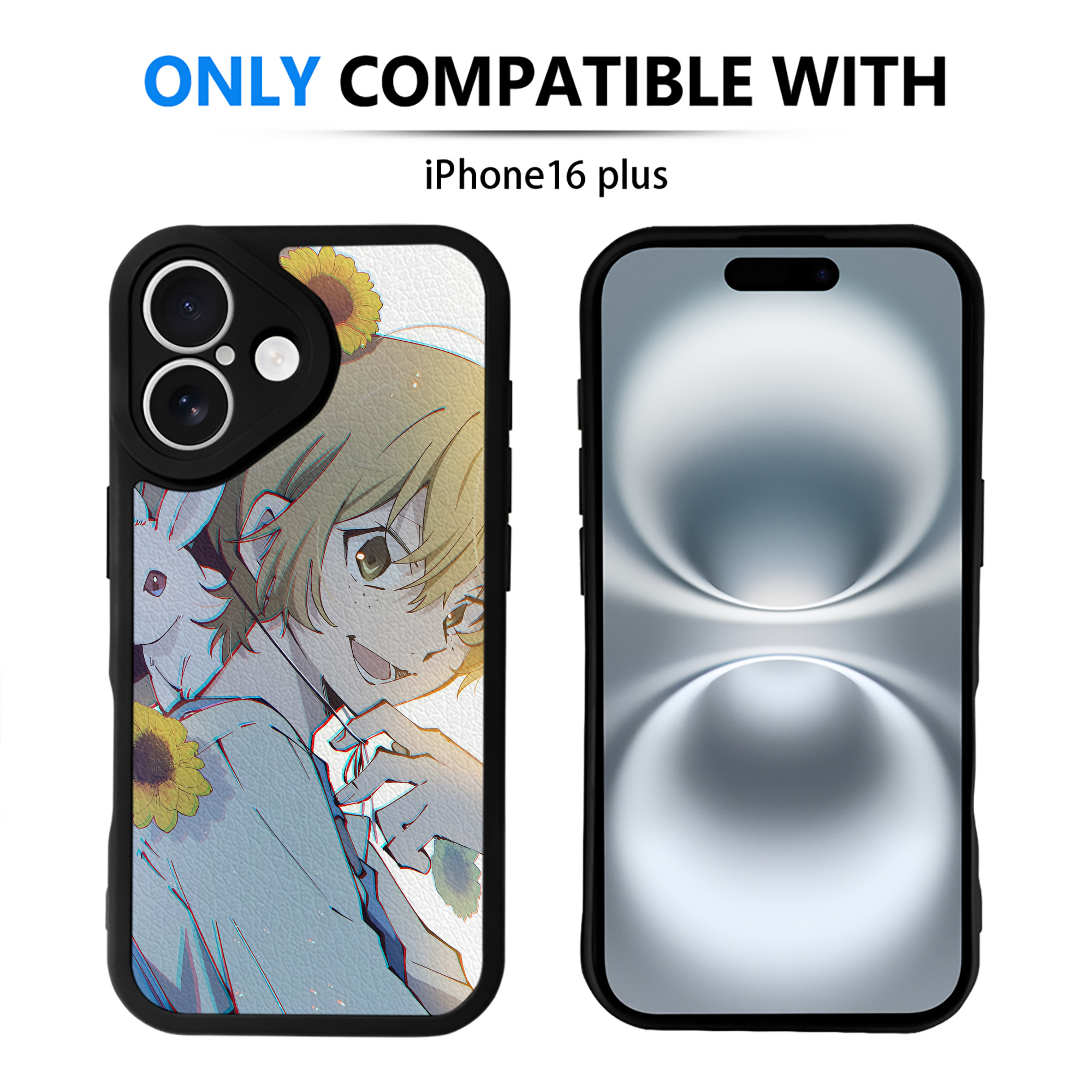 （画像用） 文豪ストレイドッグス Bungo Stray Dogs 【iPhone 16シリーズ対応】シリコンスマホケース（レザー調） 材質：シリコン